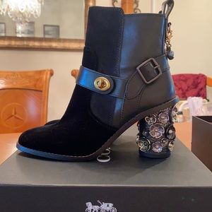 Coach Moto heel boots